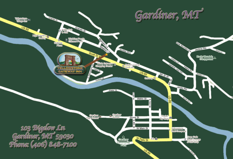 Gardiner Montana Hotels and Lodging Yellowstone Gateway Inn
